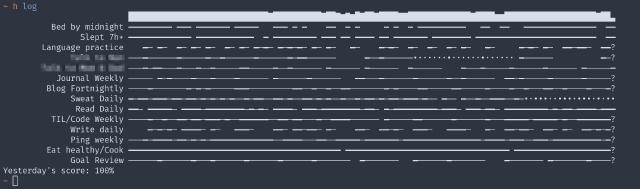 Skips support in habitctl