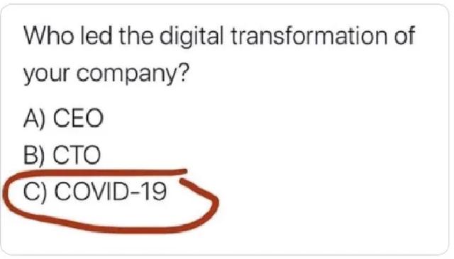 Who led your digital transformation strategy? Who led your digital transformation strategy?