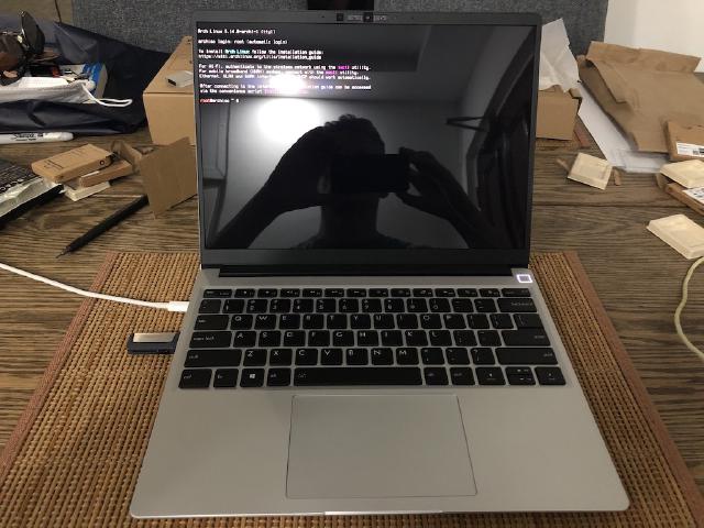 Installing Arch on the Foundation laptop Installing Arch on the Foundation laptop