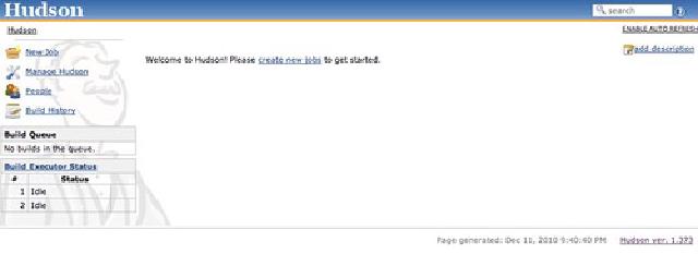 Starting Hudson install